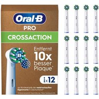 Oral-B Aufsteckbürsten Pro CrossAction 12er - Aufsteckbürsten - weiß