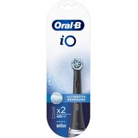 Oral-B Aufsteckbürsten Oral-B iO Aufsteckbürsten schwarz 2er Set für Reinigung.