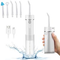 WILGOON Munddusche Elektrisch Flosser Waterfloss Mundpflegecenter Oral Zähne Irrigator