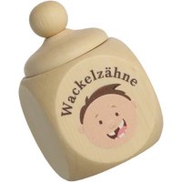 Spruchreif® Zahndose Milchzahndose aus Holz mit Schraubdeckel · Zahndose zur Aufbewahrung (1 St)