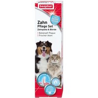 beaphar Tierzahnbürste Zahnpflege Set (Zahnpasta & Bürste) für Hunde