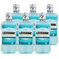 Listerine Mundspülung Listerine Mundspülung Cool Mint 500ml - Milder Geschmack (6er Pack)