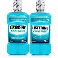 Listerine Mundspülung Listerine Mundspülung Cool Mint 500ml - Intensiver Minzgeschmack (2er