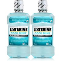 Listerine Mundspülung Listerine Mundspülung Cool Mint 500ml - Milder Geschmack (2er Pack)