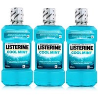 Listerine Mundspülung Listerine Mundspülung Cool Mint 500ml - Intensiver Minzgeschmack (3er