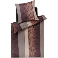 JOOP! Bettwäsche Leo 4112 - Farbe: Taupe - 09 - 80x80 cm - 155x220 cm