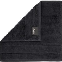 Cawö Handtücher Noblesse2 Uni 1002 - Farbe: schwarz - 906 - Seiflappen 30x30 cm