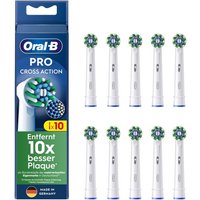 Oral-B Zahnbürste Oral-B Cross Action 10er Pack Aufsteckbürsten für Zahnbürsten.